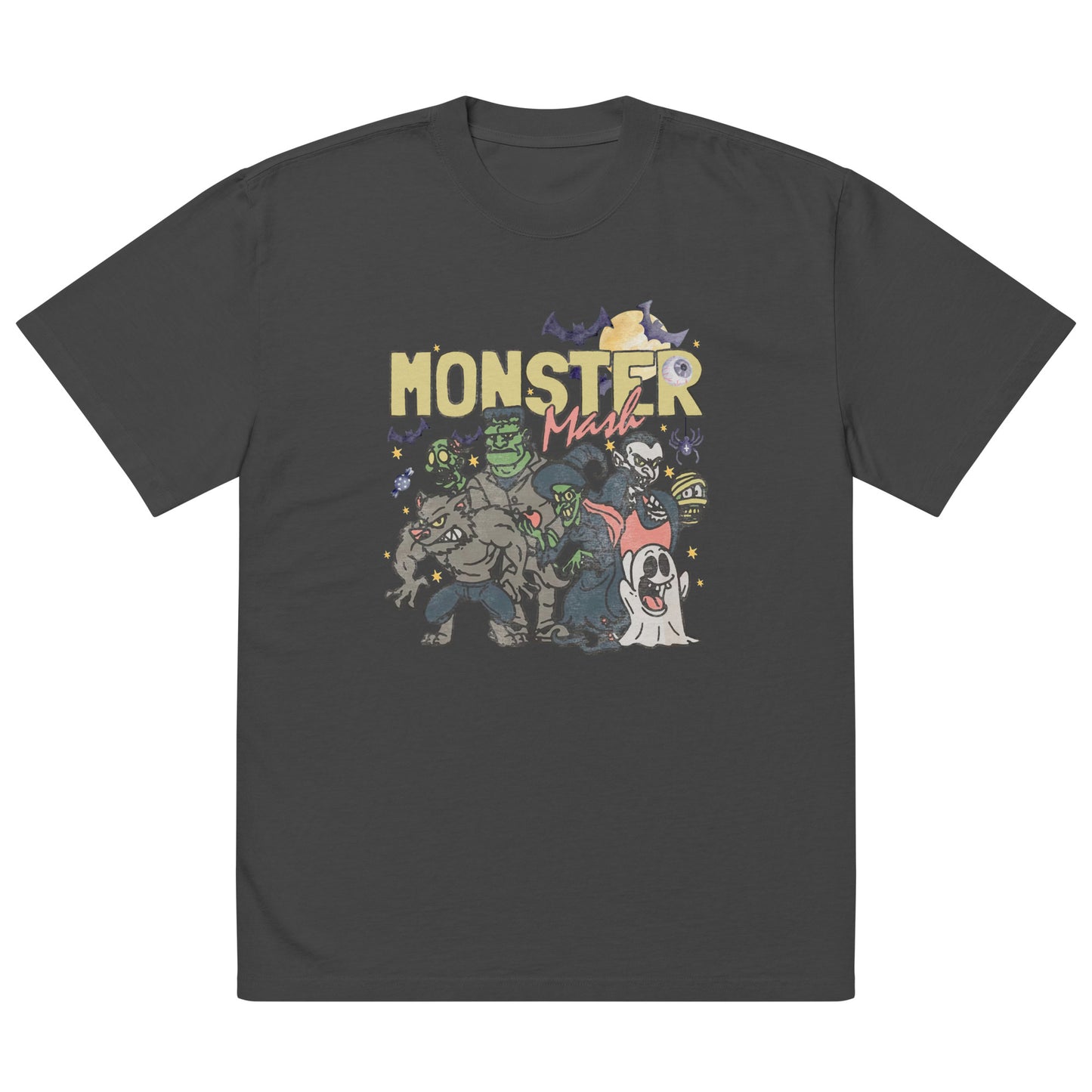 Monster Mash Oversized faded t-shirt