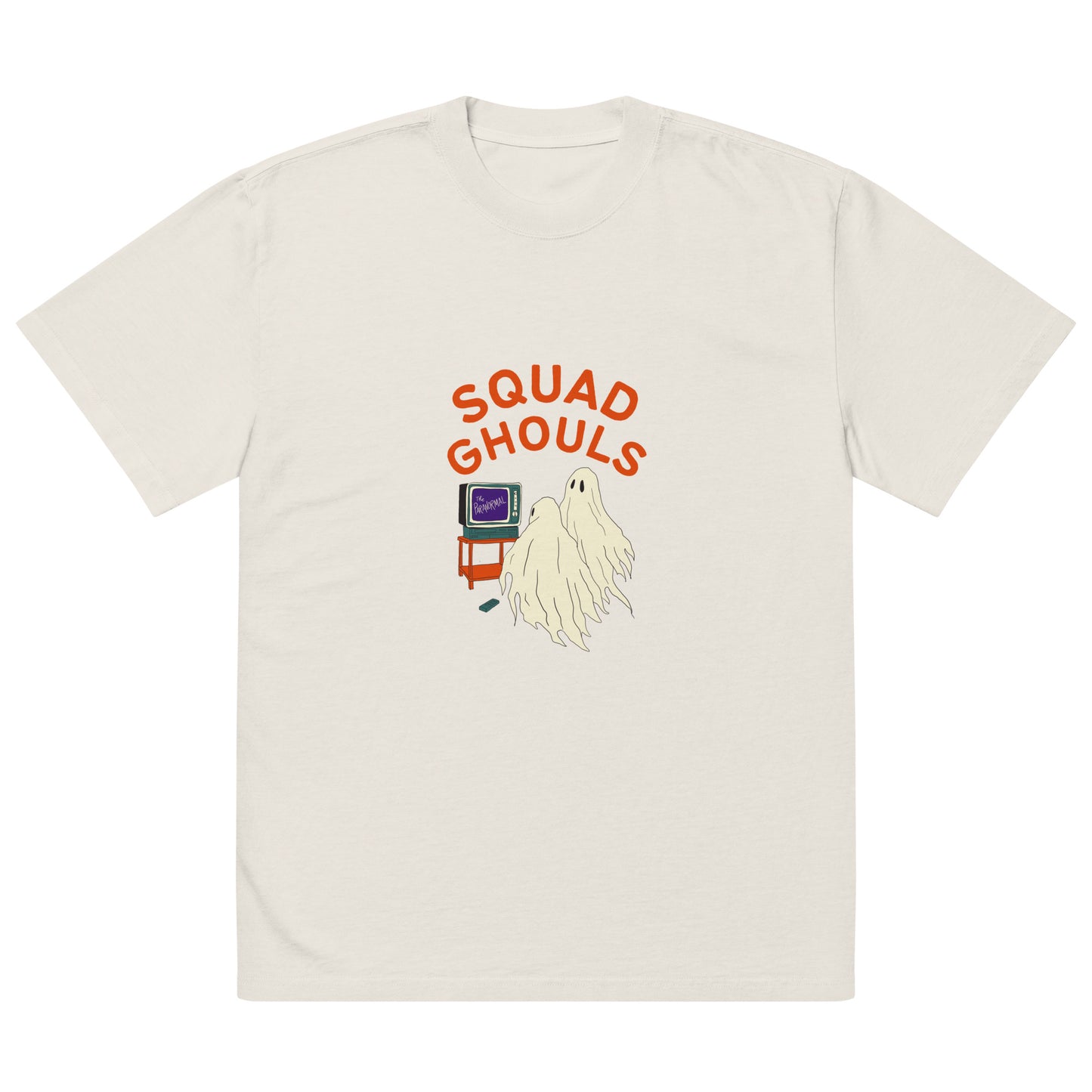 Squad Ghouls Oversized faded t-shirt