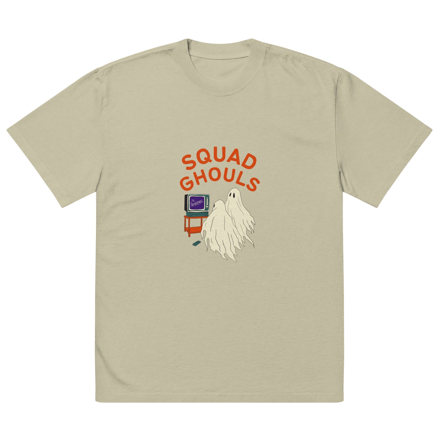 Squad Ghouls Oversized faded t-shirt