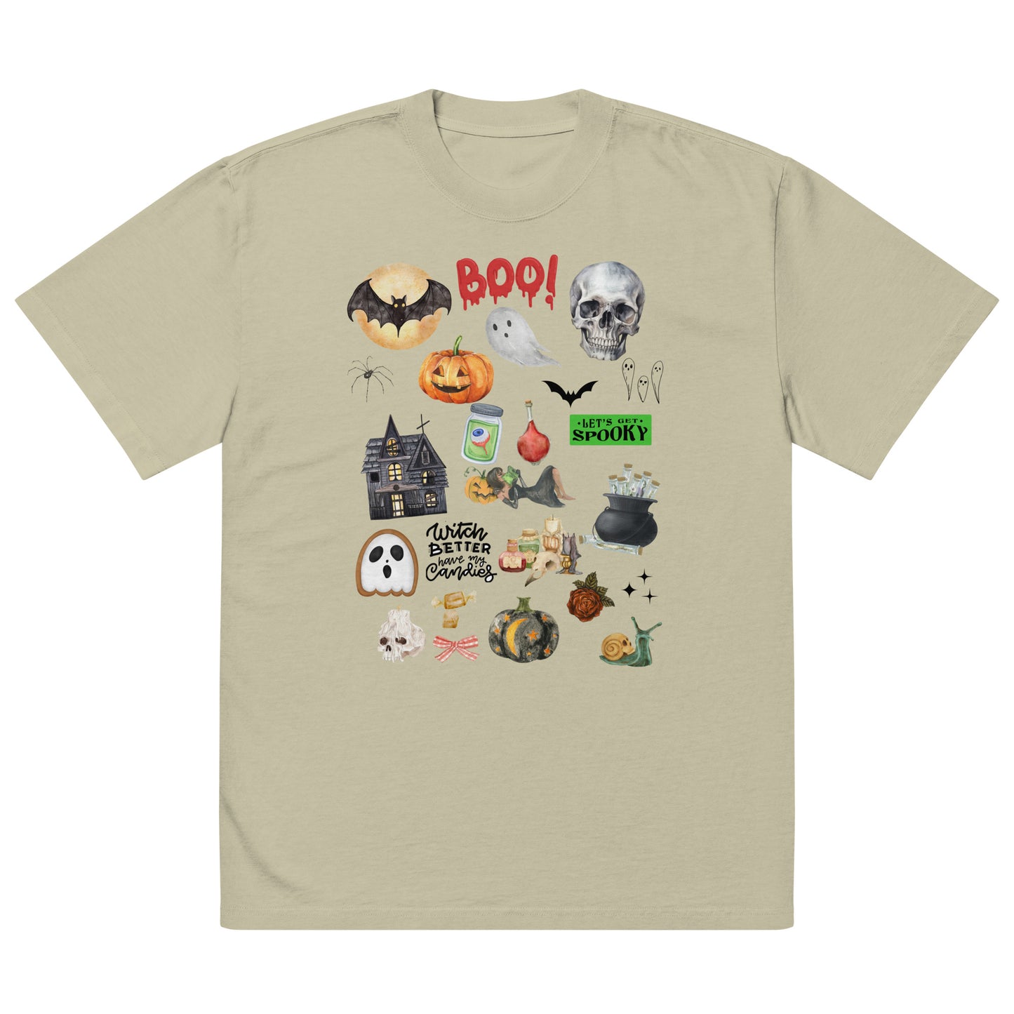 Boo Oversized faded t-shirt